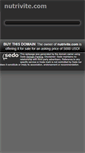 Mobile Screenshot of nutrivite.com
